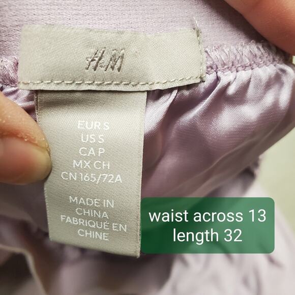 H&M pleated chiffon midi skirt S Small - Picture 4 of 4